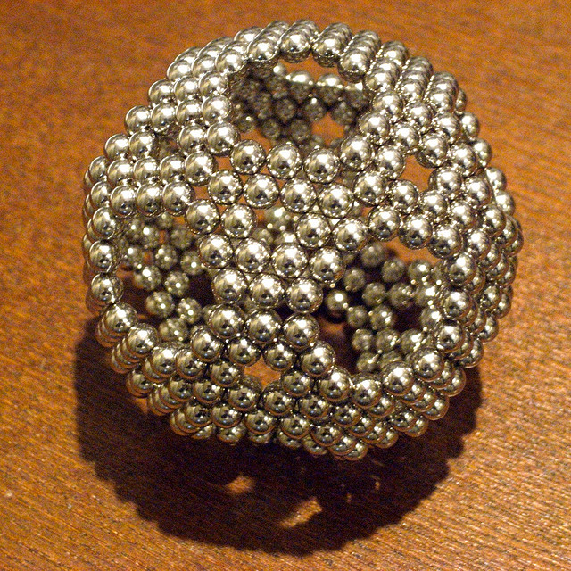 So this is what a radioactive buckyball from Fukushima might look like. Photo credit:  Soccer Ball by vitroid on flickr cc